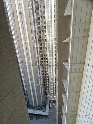 Balcony in 1 BHK Apartment at Lodha Amara, Kolshet Road – for Rent