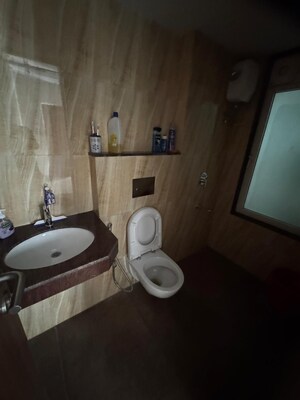 Bathroom in 1 BHK Apartment at Lodha Amara, Kolshet Road – for Rent