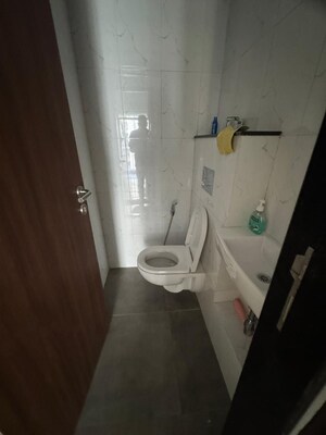 Bathroom in 1 BHK Apartment at Lodha Amara, Kolshet Road – for Rent