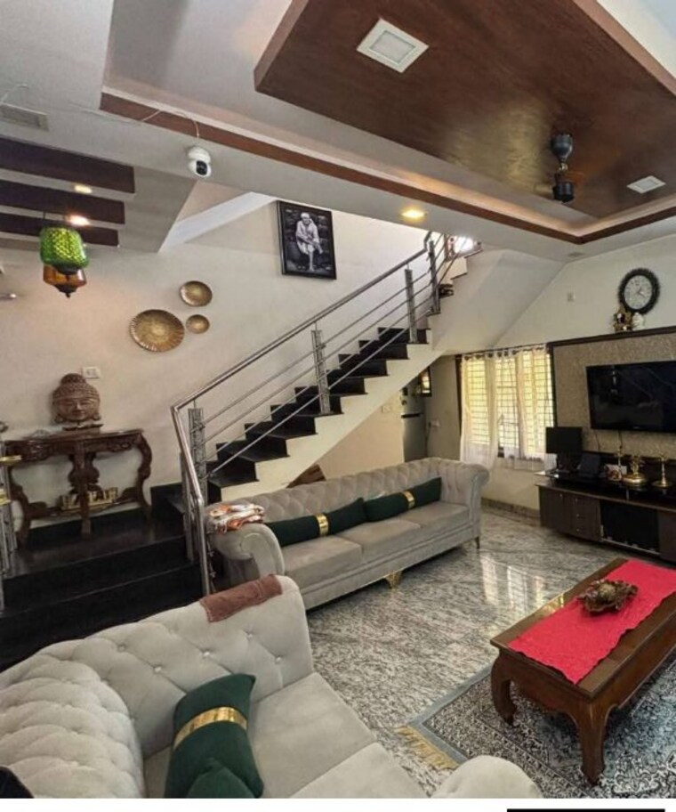 Living Room, neha-sadan 2 Bedroom 1500 Sq.Ft. Apartment In Aecs Layout Bangalore 9526694