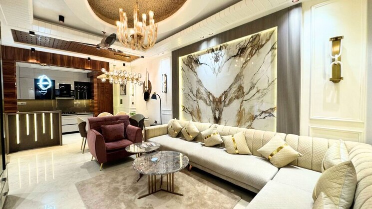 Living Room, sector 49 3 Bedroom 1560 Sq.Ft. Builder Floor In Sector 49 Noida 9661380