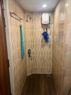 Bathroom in 1 BHK Apartment at Lodha Crown Quality Homes, Majiwada – for Rent