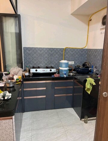 Kitchen in 1 BHK Apartment at Lodha Crown Quality Homes, Majiwada – for Rent