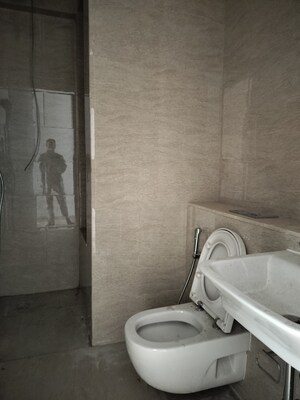 Bathroom in 3 BHK Apartment at Adani Ten BKC, Bandra East – for Rent