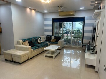 Living Room in 3.5 BHK Apartment at Radius Imperial Heights, Goregaon West – for Rent