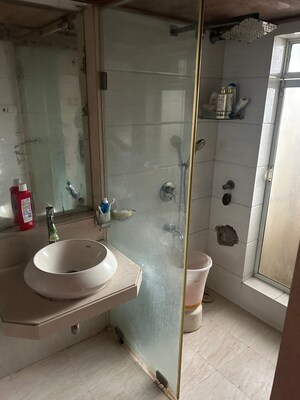 Bathroom in 3.5 BHK Apartment at Radius Imperial Heights, Goregaon West – for Rent