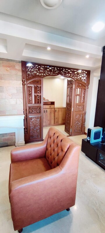 Living Room in 3 BHK Apartment at Radius Imperial Heights, Goregaon West – for Rent