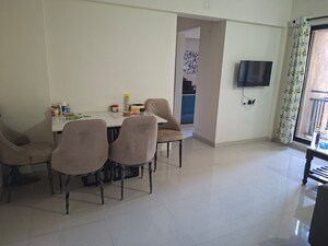 Master Bedroom in 1 BHK Apartment at Puranik Rumah Bali, Ghodbunder Road – for Rent