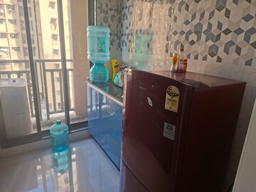 Kitchen in 1 BHK Apartment at Puranik Rumah Bali, Ghodbunder Road – for Rent