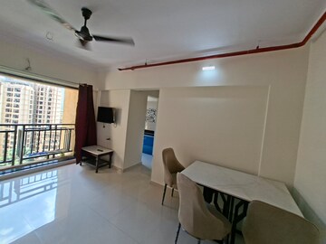 Master Bedroom in 1 BHK Apartment at Puranik Rumah Bali, Ghodbunder Road – for Rent