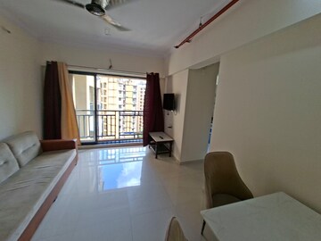 Living Room in 1 BHK Apartment at Puranik Rumah Bali, Ghodbunder Road – for Rent