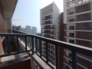 Balcony in 3 BHK Apartment at Rajapushpa Provincia, Narsingi – for Rent