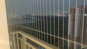 Balcony in 3 BHK Apartment at Rajapushpa Provincia, Narsingi – for Rent