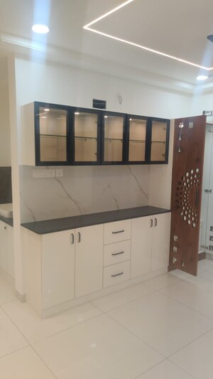 Kitchen in 3 BHK Apartment at Rajapushpa Provincia, Narsingi – for Rent