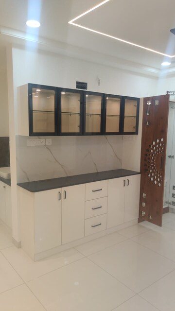 Kitchen in 3 BHK Apartment at Rajapushpa Provincia, Narsingi – for Rent