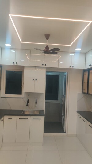 Kitchen in 3 BHK Apartment at Rajapushpa Provincia, Narsingi – for Rent