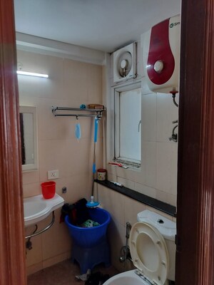 Bathroom in 3 BHK Apartment at Ramprastha City The Edge Towers, Sector 37d – for Sale