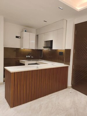 Kitchen in 2 BHK Builder Floor at Saket – for Rent
