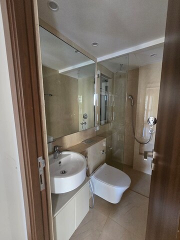 Bathroom in 3 BHK Apartment at Hiranandani Highland, Powai – for Rent
