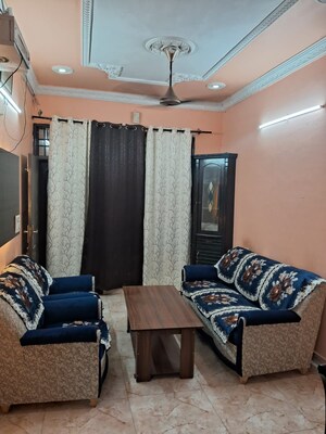 Living Room in 2 BHK Builder Floor at Balaji Chandigarh Royale City, Lohgarh – for Rent