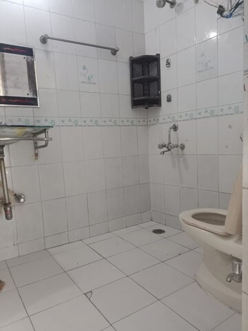 Bathroom in 1 BHK Builder Floor at Saket – for Rent