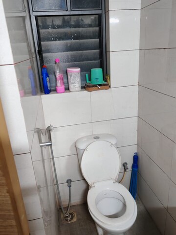 Bathroom in 2 BHK Apartment at Kumar Pebble Park, Hadapsar – for Rent