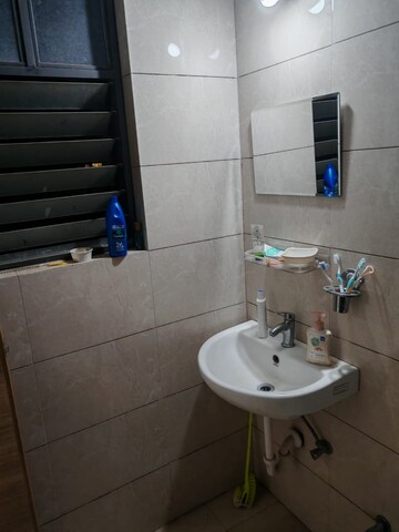 Bathroom in 2 BHK Apartment at Kumar Pebble Park, Hadapsar – for Rent