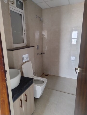 Bathroom in 3 BHK Apartment at Omaxe Residency II, Gomti Nagar – for Rent
