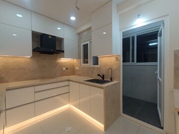 Kitchen in 3 BHK Apartment at Rajapushpa Provincia, Narsingi – for Rent