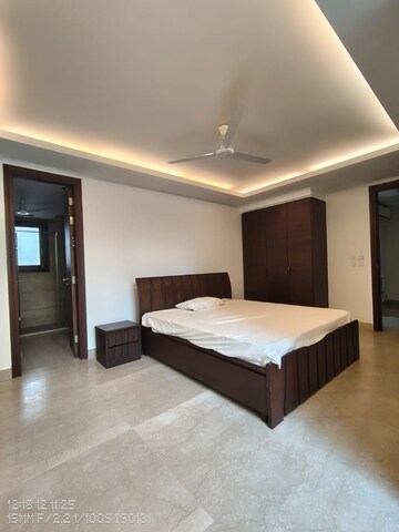 Bedroom in 4 BHK Builder Floor at Vasant Vihar – for Rent
