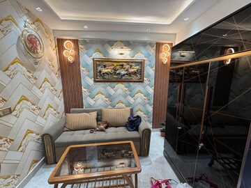 Living Room in 1 BHK Apartment at Palm Residency Chhatarpur, Chattarpur – for Rent