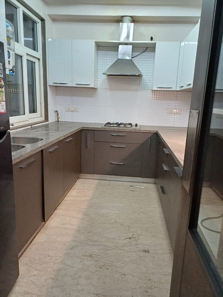 Kitchen, jangpura 3 Bedroom 1800 Sq.Ft. Builder Floor In Jangpura Delhi 9656396