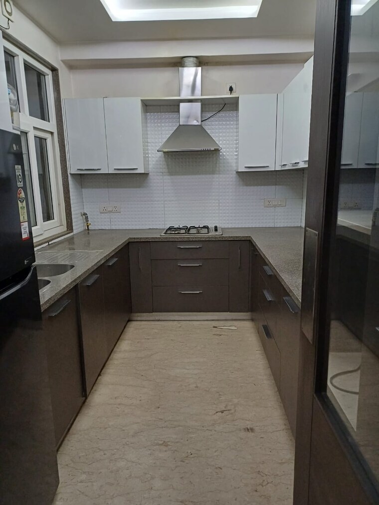 Kitchen, jangpura 3 Bedroom 1800 Sq.Ft. Builder Floor In Jangpura Delhi 9656396