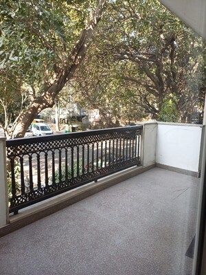 Balcony in 3 BHK Builder Floor at Jangpura – for Rent