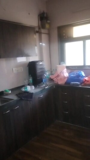 Kitchen in 1 RK Apartment at Lok Upvan II, Kapur Bawdi – for Rent