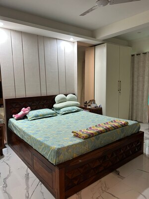 Bedroom in 3 BHK Builder Floor at Ansal Sushant Residency, Sushant Lok Iii – for Rent