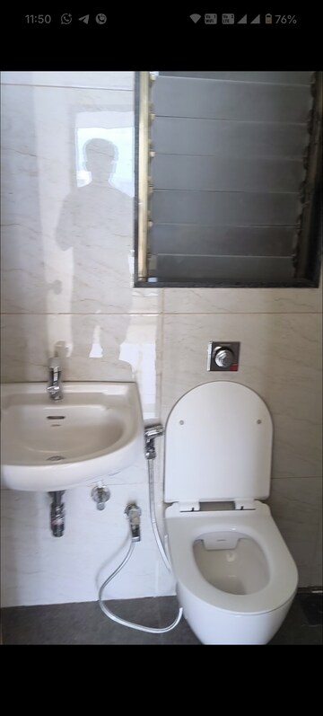 Bathroom in 1 BHK Apartment at Chandak 34 Park Estate, Goregaon West – for Rent