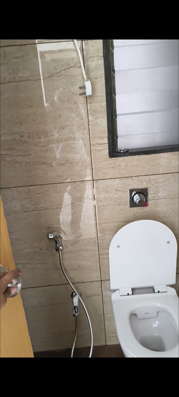 Bathroom in 1 BHK Apartment at Chandak 34 Park Estate, Goregaon West – for Rent