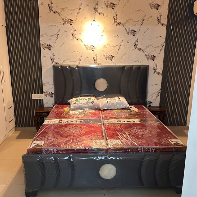 Bedroom, trishla-city 3 Bedroom 1550 Sq.Ft. Apartment In High Ground Zirakpur 9662314