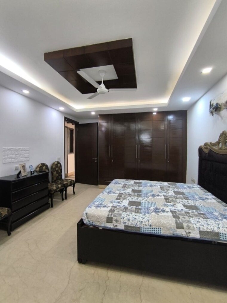Master Bedroom, greater kailash ii 3 Bedroom 2300 Sq.Ft. Builder Floor In Greater Kailash ii Delhi 9662379