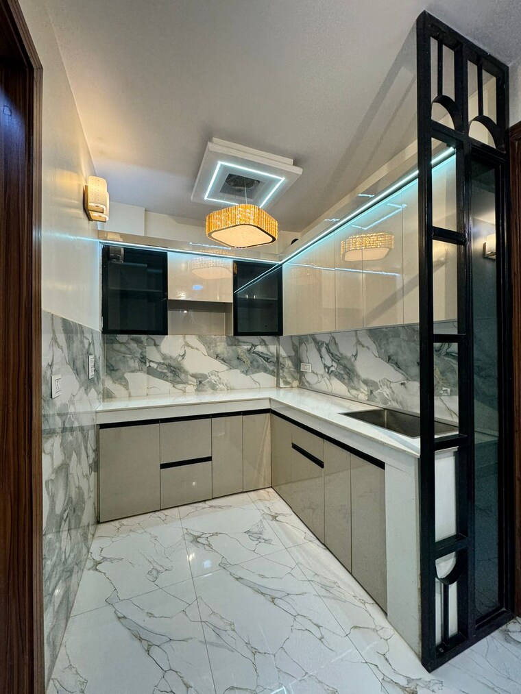 Kitchen, nawada 3 Bedroom 95 Sq.Yd. Builder Floor In Nawada Delhi 9662392