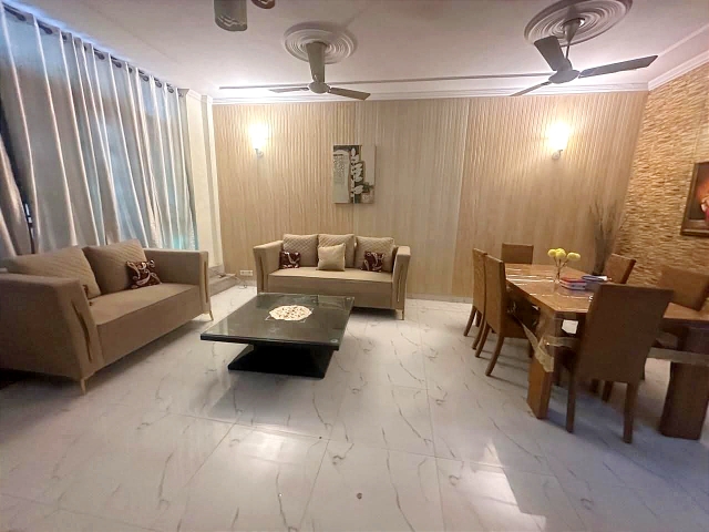 3 BHK + Pooja Room Builder Floor For Rent in 3 Bhk Full Furnished Luxu