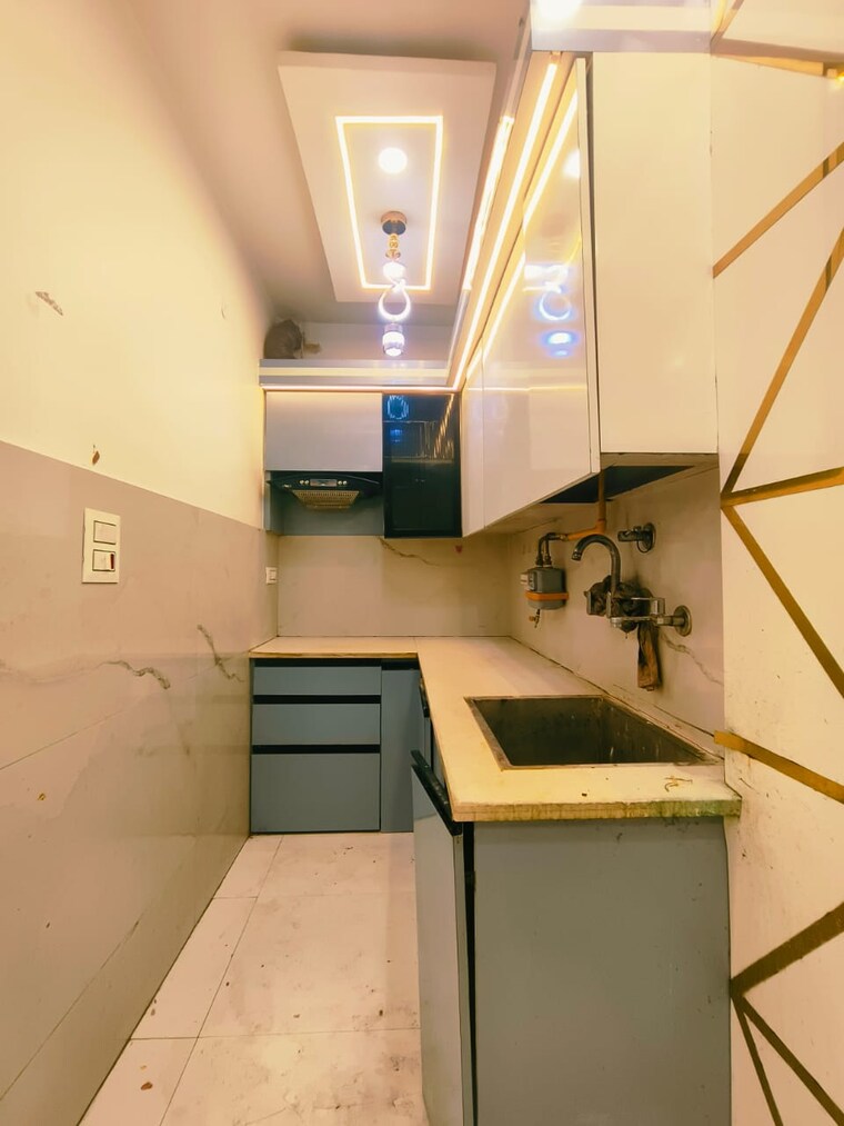 Kitchen, dwarka mor 2 Bedroom 540 Sq.Ft. Builder Floor In Dwarka Mor Delhi 9662469