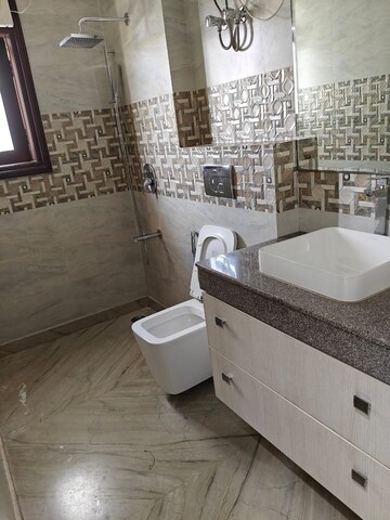 Bathroom in 2 BHK Apartment at Freedom Fighters Enclave – for Rent