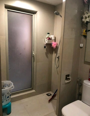 Bathroom in 3 BHK Apartment at Hiranandani Rodas Enclave Leona, Ghodbunder Road – for Rent