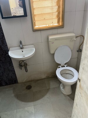 Bathroom in 3 BHK Apartment at Neelsidhi Neelkanth Valley, Dhokali – for Rent