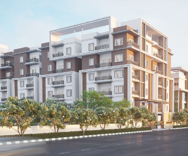3 BHK + Pooja Room 1590 Sq.Ft. Apartment in Svadha Kollaar