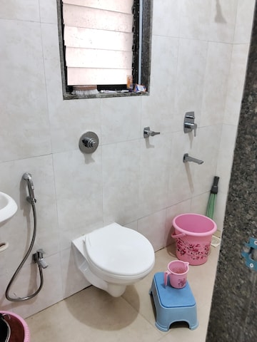 Bathroom in 1 BHK Apartment at Dimple 19 North, Kandivali West – for Rent