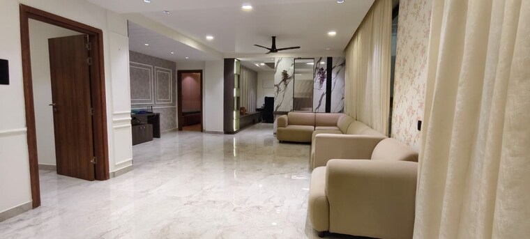 Living Room, the-valencia 3 Bedroom 2519 Sq.Ft. Apartment In Banjara Hills Hyderabad 9662747
