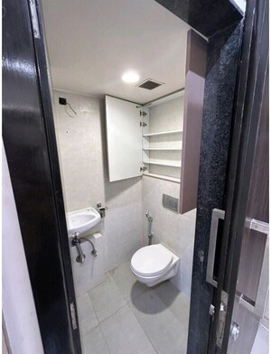 Bathroom in 1 BHK Apartment at Lodha Crown Quality Homes, Majiwada – for Sale